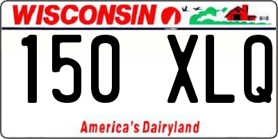 WI license plate 150XLQ