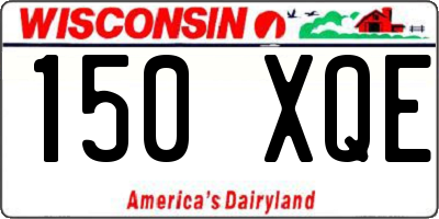 WI license plate 150XQE