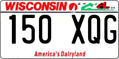 WI license plate 150XQG
