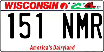 WI license plate 151NMR