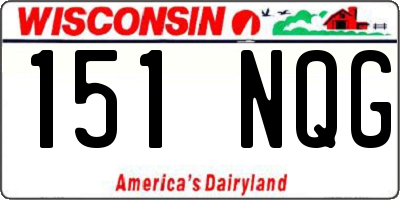 WI license plate 151NQG