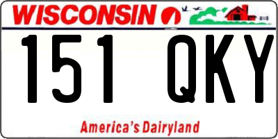 WI license plate 151QKY