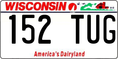 WI license plate 152TUG