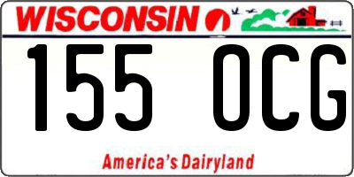 WI license plate 155OCG