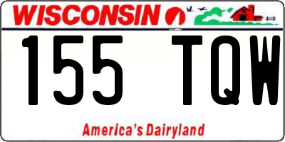 WI license plate 155TQW