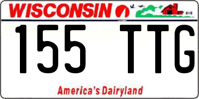 WI license plate 155TTG