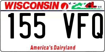 WI license plate 155VFQ