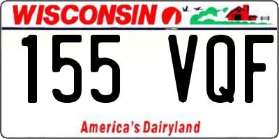 WI license plate 155VQF