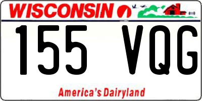 WI license plate 155VQG