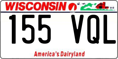 WI license plate 155VQL