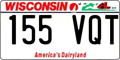 WI license plate 155VQT