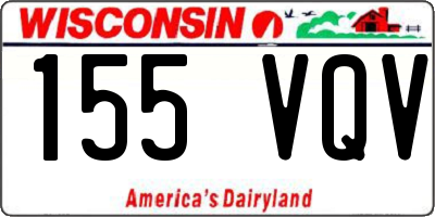 WI license plate 155VQV