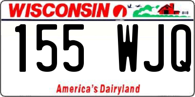 WI license plate 155WJQ