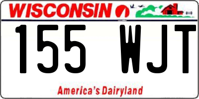 WI license plate 155WJT