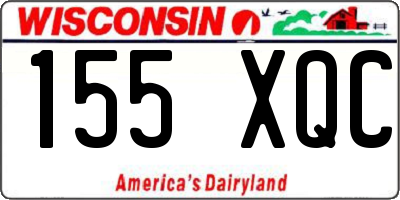 WI license plate 155XQC