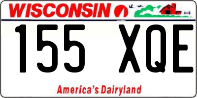 WI license plate 155XQE