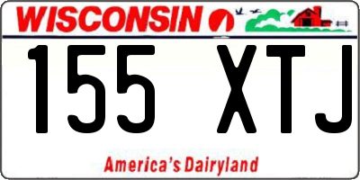 WI license plate 155XTJ