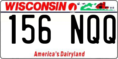 WI license plate 156NQQ