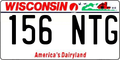 WI license plate 156NTG