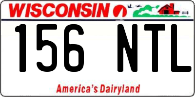 WI license plate 156NTL