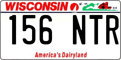 WI license plate 156NTR
