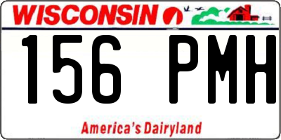 WI license plate 156PMH