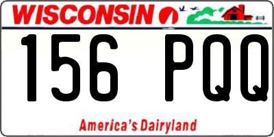 WI license plate 156PQQ