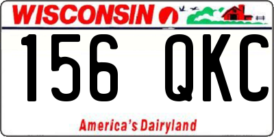 WI license plate 156QKC
