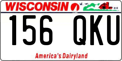 WI license plate 156QKU