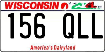 WI license plate 156QLL