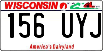 WI license plate 156UYJ