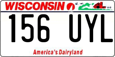 WI license plate 156UYL
