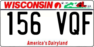 WI license plate 156VQF