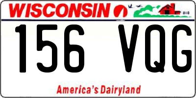 WI license plate 156VQG