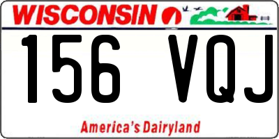 WI license plate 156VQJ