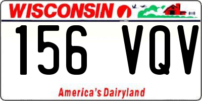 WI license plate 156VQV