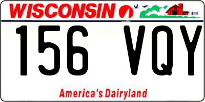 WI license plate 156VQY