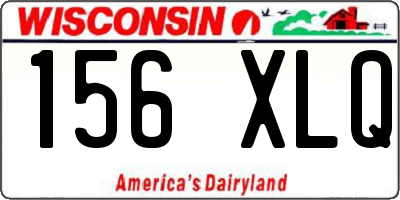 WI license plate 156XLQ