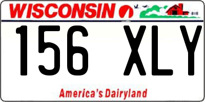 WI license plate 156XLY