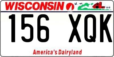 WI license plate 156XQK