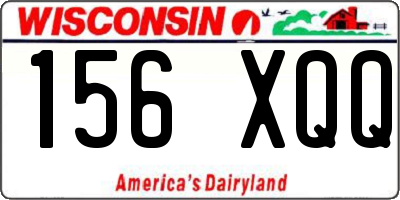 WI license plate 156XQQ