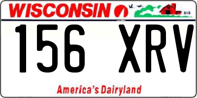WI license plate 156XRV