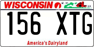 WI license plate 156XTG