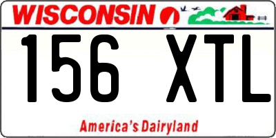 WI license plate 156XTL