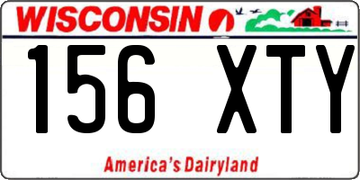 WI license plate 156XTY