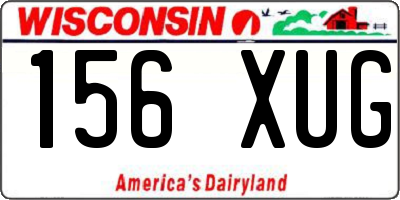 WI license plate 156XUG