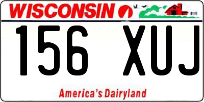 WI license plate 156XUJ
