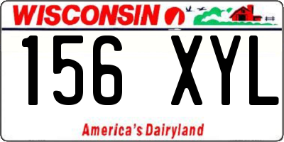 WI license plate 156XYL