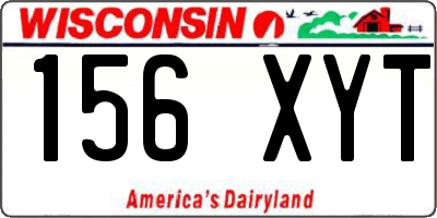 WI license plate 156XYT