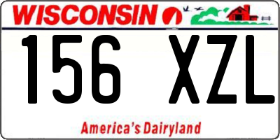 WI license plate 156XZL
